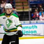 Sam Dickinson of the London Knights. Photo by Natalie Shaver/OHL Images